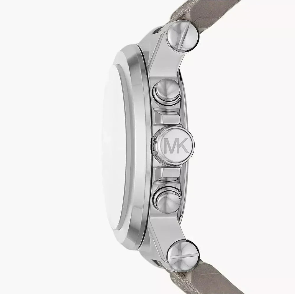  Shop Authentic Michael Kors Dylan Chronograph Grey Dial Grey PVC Strap Watch For Men - MK8935 - Luxxuri