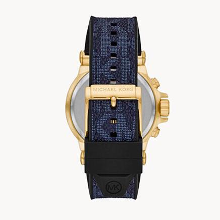  Shop Authentic Michael Kors Dylan Chronograph Blue Dial Blue Rubber Strap Watch For Men - MK8936 - Luxxuri