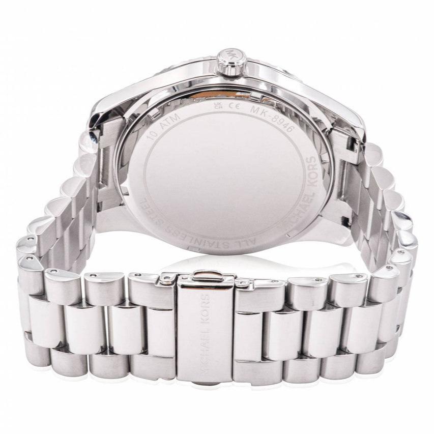  Shop Authentic Michael Kors Lexington Quartz Black Dial Silver Steel Strap Watch For Women - MK8946 - Luxxuri
