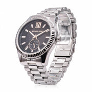  Shop Authentic Michael Kors Lexington Quartz Black Dial Silver Steel Strap Watch For Women - MK8946 - Luxxuri