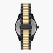  Shop Authentic Michael Kors Lexington Quartz Black Dial Two Tone Steel Strap Watch For Men - MK8948 - Luxxuri