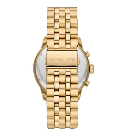  Shop Authentic Michael Kors Cunningham Chronograph Gold Dial Gold Steel Strap Watch For Men - MK8963 - Luxxuri