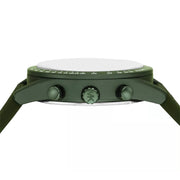  Shop Authentic Michael Kors Accelerator Chronograph Green Dial Green Nylon Strap Watch for Men - MK9144 - Luxxuri