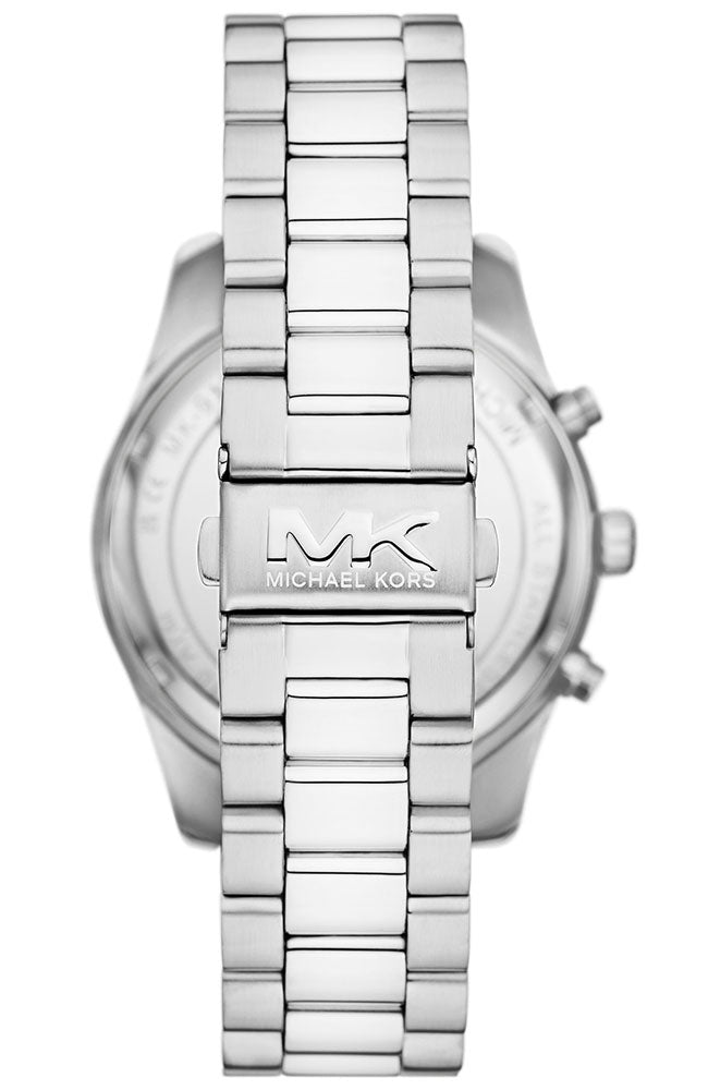 Shop Authentic Michael Kors Lexington Chronograph Green Dial Silver Steel Strap Watch for Women - MK9152 - Luxxuri