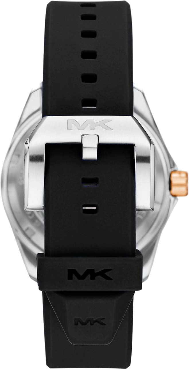  Shop Authentic Michael Kors Maritime Analog Green Dial Black Silicone Strap Watch for Men - MK9158 - Luxxuri