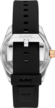  Shop Authentic Michael Kors Maritime Analog Green Dial Black Silicone Strap Watch for Men - MK9158 - Luxxuri