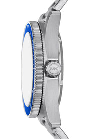  Shop Authentic Michael Kors Maritime Three-Hand Blue Dial Silver Steel Strap Watch for Men - MK9160 - Luxxuri