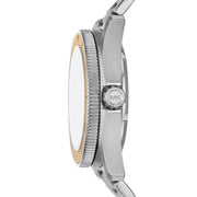  Shop Authentic Michael Kors Maritime Analog Black Dial Silver Steel Strap Watch for Men - MK9161 - Luxxuri