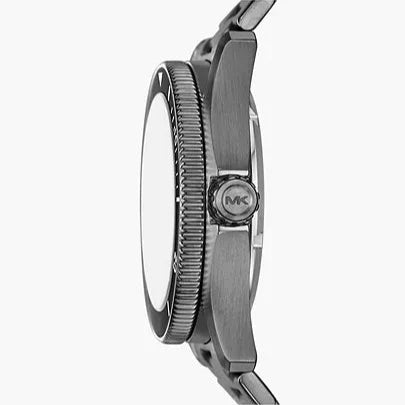  Shop Authentic Michael Kors Maritime Three-Hand White Dial Grey Steel Strap Watch for Men - MK9163 - Luxxuri