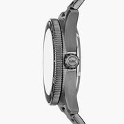  Shop Authentic Michael Kors Maritime Three-Hand White Dial Grey Steel Strap Watch for Men - MK9163 - Luxxuri