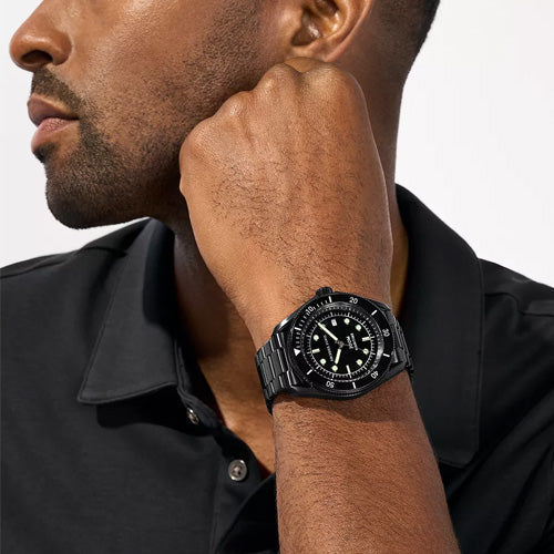  Shop Authentic Michael Kors Maritime Three Hand Black Dial Black Steel Strap Watch for Men - MK9181 - Luxxuri