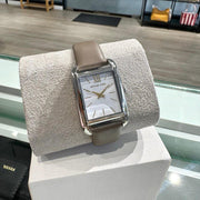  Shop Authentic Michael Kors Monroe Three Hand Silver Dial Grey Leather Strap Watch for Women - MKO1030 - Luxxuri