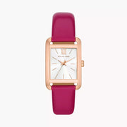 Shop Authentic Michael Kors Monroe Three Hand White Dial Pink Leather Strap Watch for Women - MKO1029 - Luxxuri