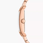  Shop Authentic Michael Kors Monroe Three Hand Rose Gold Dial Rose Gold Steel Strap Watch for Women - MKO1032 - Luxxuri