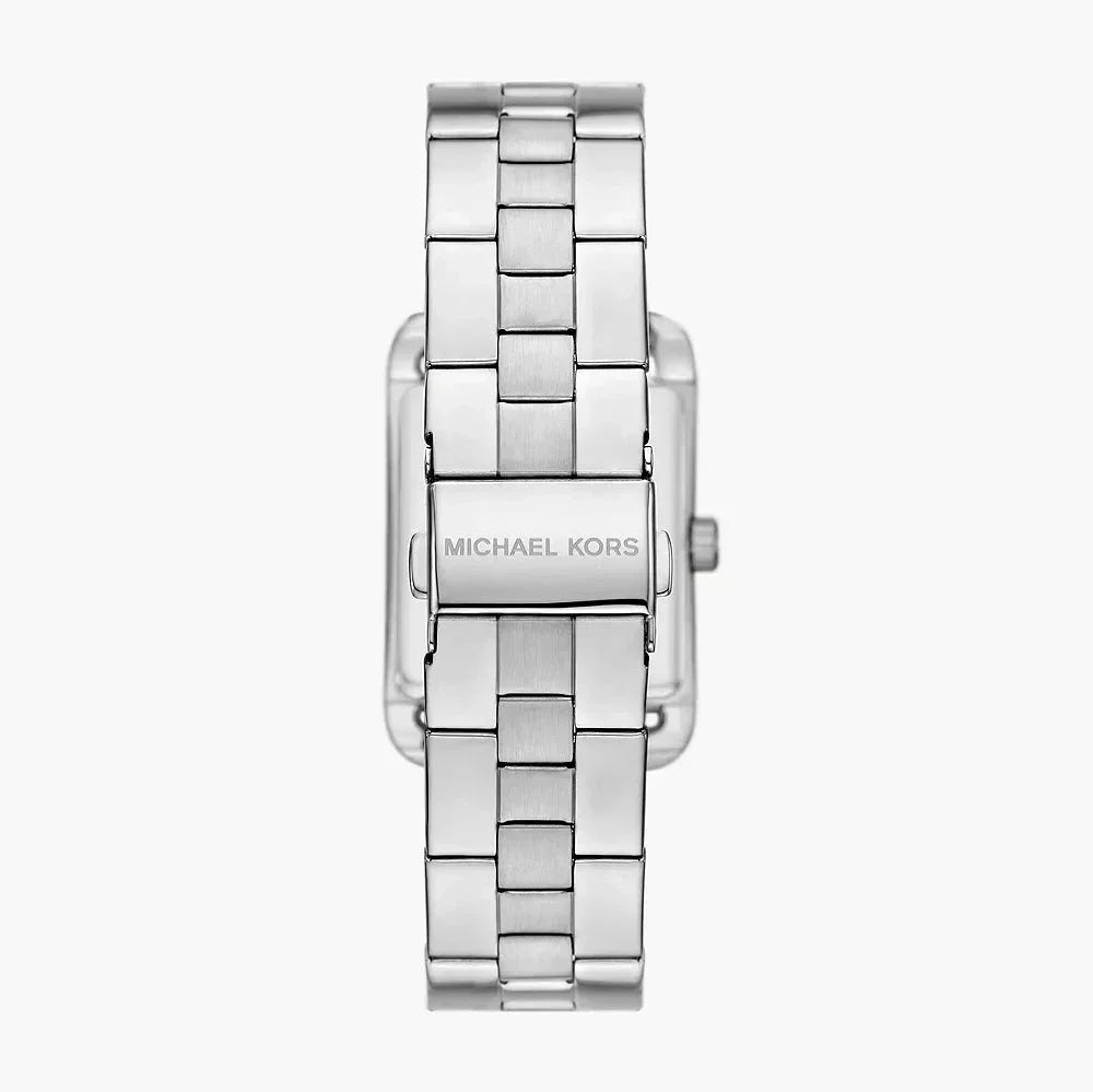  Shop Authentic Michael Kors Monroe Three Hand Silver Dial Silver Steel Strap Watch for Women - MKO1033 - Luxxuri
