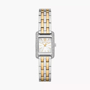  Shop Authentic Michael Kors Three-Hand White Dial Two Tone Steel Strap Watch for Women - MKO1035 - Luxxuri