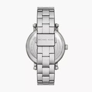  Shop Authentic Michael Kors Corey Three Hand Pink Dial Silver Steel Strap Watch for Women - MKO1050 - Luxxuri