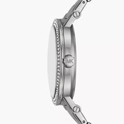  Shop Authentic Michael Kors Corey Three Hand Pink Dial Silver Steel Strap Watch for Women - MKO1050 - Luxxuri