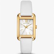  Shop Authentic Michael Kors Petite Quartz White Dial White Leather Strap Watch for Women - MKO1059 - Luxxuri