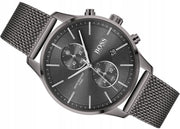  Shop Authentic Hugo Boss Associate Grey Dial Grey Mesh Bracelet Watch for Men - 1513870 - Luxxuri