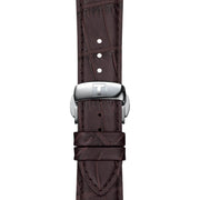  Shop Authentic Tissot Gentleman Powermatic 80 Silicium Black Dial Brown Leather Strap Watch For Men - T127.407.16.051.01 - Luxxuri