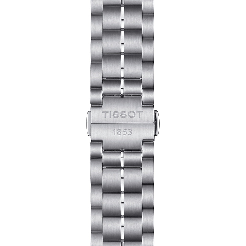  Shop Authentic Tissot T Classic Luxury Powermatic 80 White Dial Silver Steel Strap Watch For Men - T086.408.11.016.00 - Luxxuri