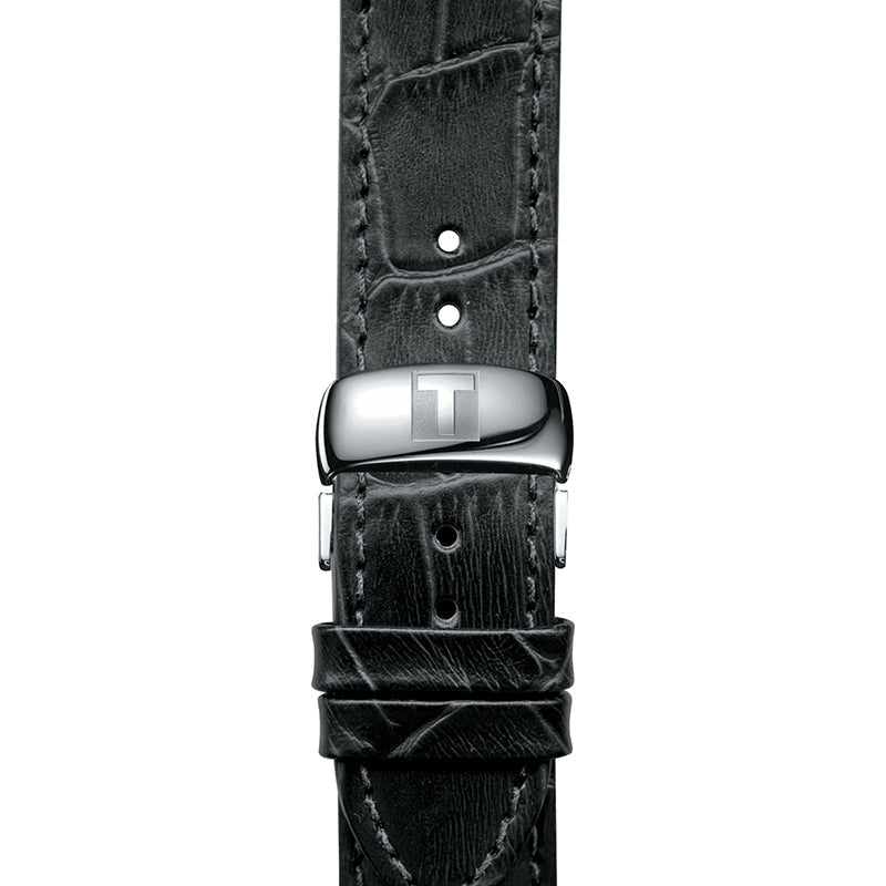  Shop Authentic Tissot PRC 200 Chronograph Black Dial Black Leather Strap Watch For Men - T055.417.16.057.00 - Luxxuri