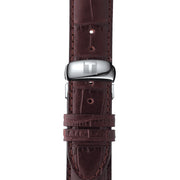  Shop Authentic Tissot T Race PRC 200 Chronograph White Dial Brown Leather Strap Watch for Men -  T17.1.516.32 - Luxxuri