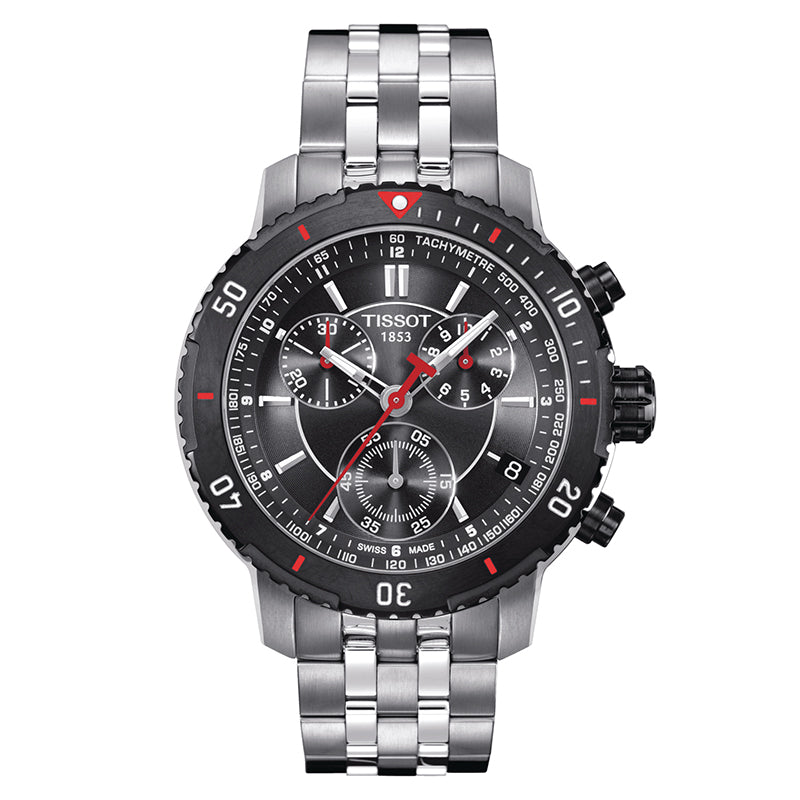  Shop Authentic Tissot PRS 200 Chronograph Grey Dial Silver Steel Strap Watch For Men - T067.417.21.051.00 - Luxxuri