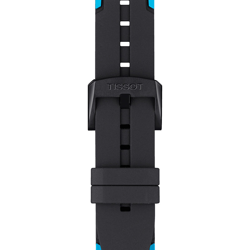 Shop Authentic Tissot T Race Cycling Chronograph Black Dial Two Tone Rubber Strap Watch For Men - T111.417.37.441.05 - Luxxuri