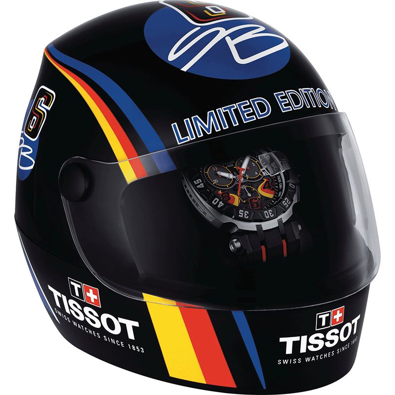 Shop Authentic Tissot T Race Chronograph Stefan Bradl Special Edition Black Dial Black Rubber Strap Watch for Men - T092.417.27.057.02 - Luxxuri