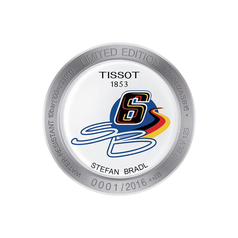  Shop Authentic Tissot T Race Chronograph Stefan Bradl Special Edition Black Dial Black Rubber Strap Watch for Men - T092.417.27.057.02 - Luxxuri