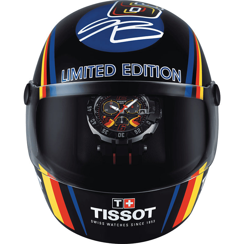  Shop Authentic Tissot T Race Chronograph Stefan Bradl Special Edition Black Dial Black Rubber Strap Watch for Men - T092.417.27.057.02 - Luxxuri
