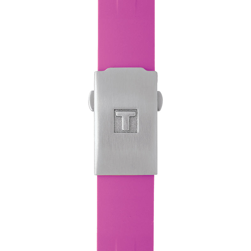  Shop Authentic Tissot T Race Chronograph White Dial Pink Rubber Strap Watch for Women - T048.217.17.017.01 - Luxxuri