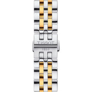  Shop Authentic Tissot T Classic Tradition White Dial Two Tone Mesh Bracelet Watch for Women - T063.210.22.037.00 - Luxxuri