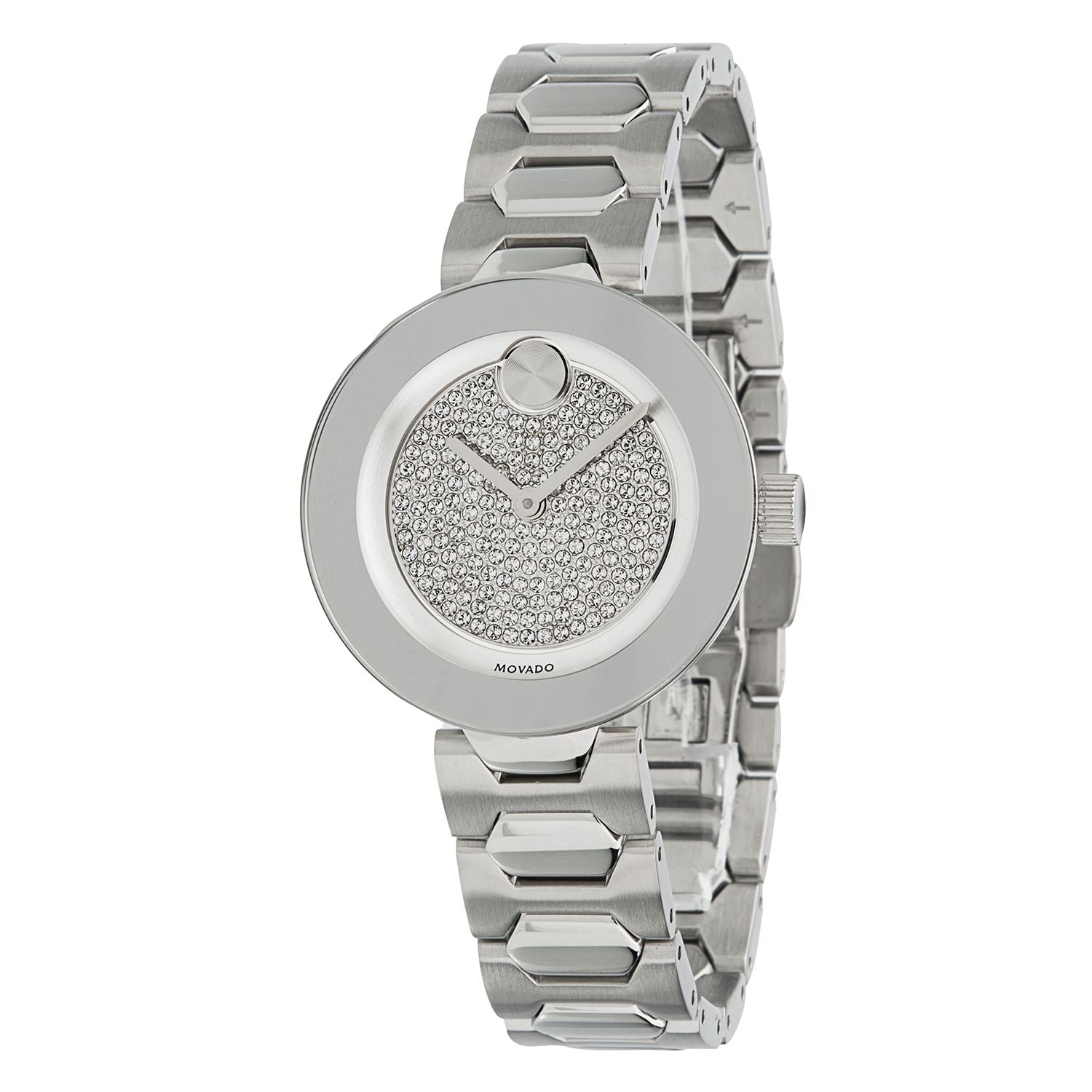  Shop Authentic Movado Bold Silver Dial Silver Steel Strap Watch For Women - 3600567 - Luxxuri
