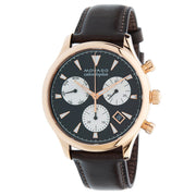  Shop Authentic Movado Heritage Calendoplan Chronograph Black Dial Brown Leather Strap Watch for Men - 3650021 - Luxxuri