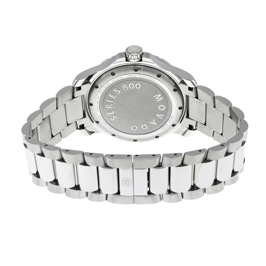  Shop Authentic Movado Series 800 Black Dial Silver Steel Strap Watch For Men - 2600135 - Luxxuri