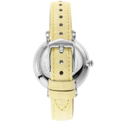  Shop Authentic Fossil Jacqueline Three-Hand White Dial Yellow Leather Strap Watch for Women - ES4812 - Luxxuri