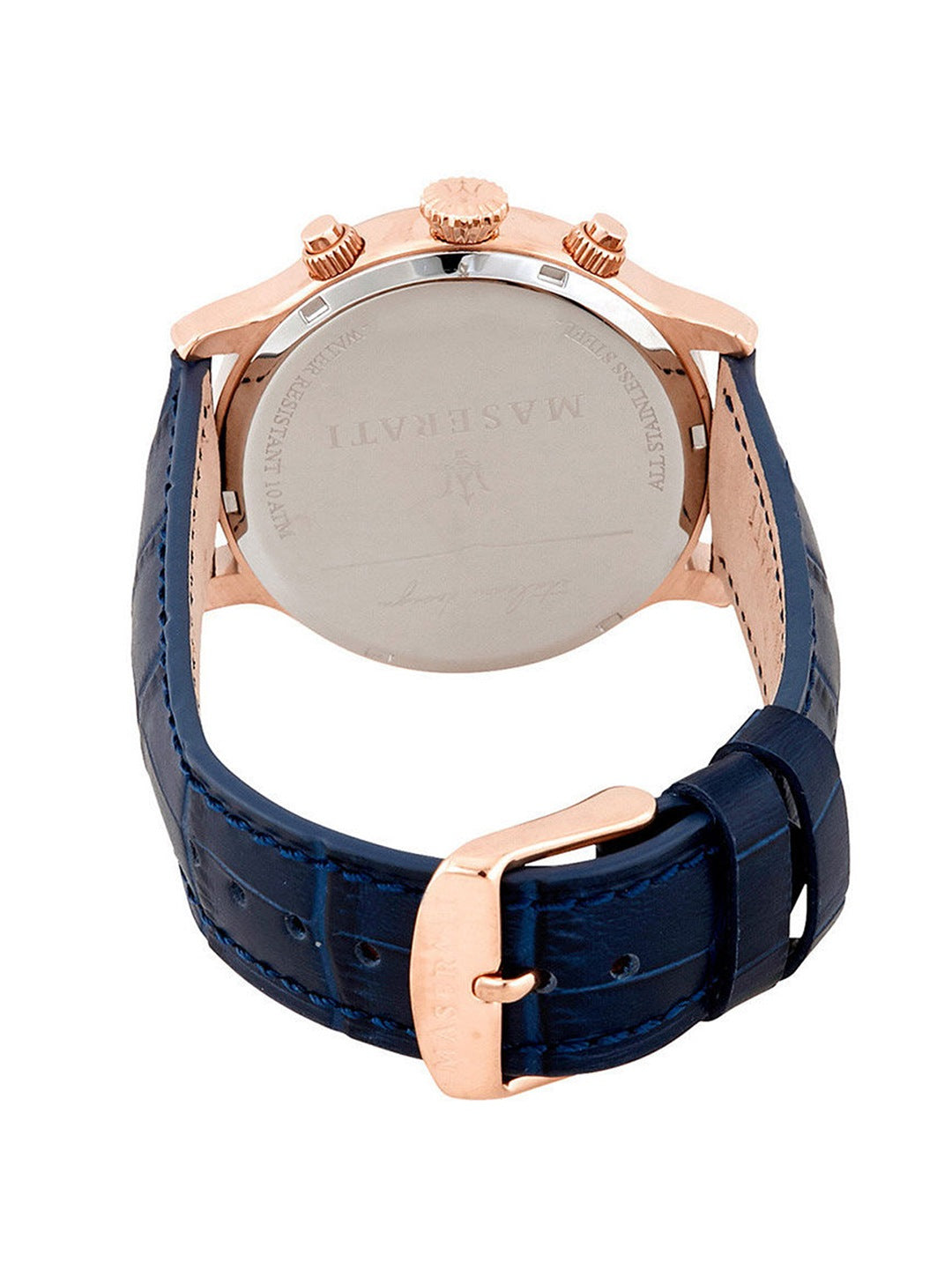  Shop Authentic Maserati Epoca Blue Dial Leather Blue Strap Watch For Men - R8871618007 - Luxxuri