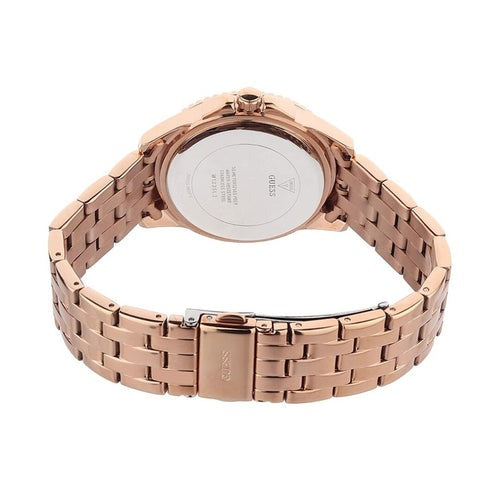 Shop Authentic Guess Siren Diamonds White Dial Rose Gold Steel Strap Watch for Women - W0442L3 - Luxxuri