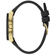  Shop Authentic Guess Athena Gold Dial Black Rubber Strap Watch For Women - GW0030L2 - Luxxuri