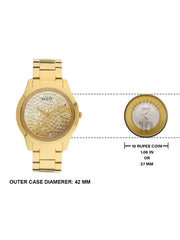  Shop Authentic Guess Crush Gold Dial Gold Steel Strap Watch For Women - GW0020L2 - Luxxuri