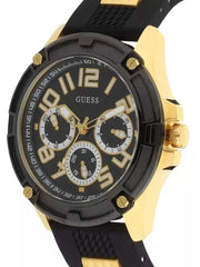  Shop Authentic Guess Delta Black Dial Black Rubber Strap Watch for Men - GW0051G2 - Luxxuri
