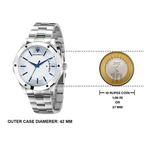  Shop Authentic Maserati Circuito Silver Dial Silver Steel Strap Watch For Men - R8853127001 - Luxxuri