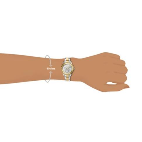  Shop Authentic Fossil Stella Sport Multifunction Silver Dial Two Tone Steel Strap Watch for Women - ES5107 - Luxxuri