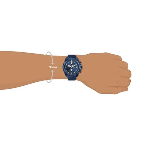  Shop Authentic Fossil Bronson Chronograph Blue Dial Blue Steel Strap Watch for Men - FS5916 - Luxxuri
