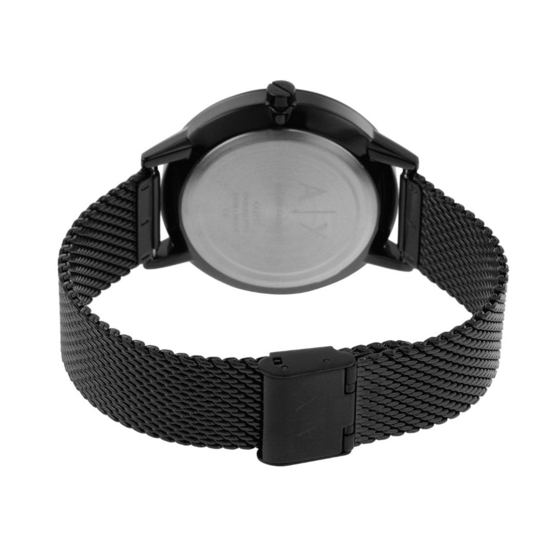  Shop Authentic Armani Exchange Cayde Chronograph Black Dial Black Mesh Strap Watch For Men - AX2716 - Luxxuri