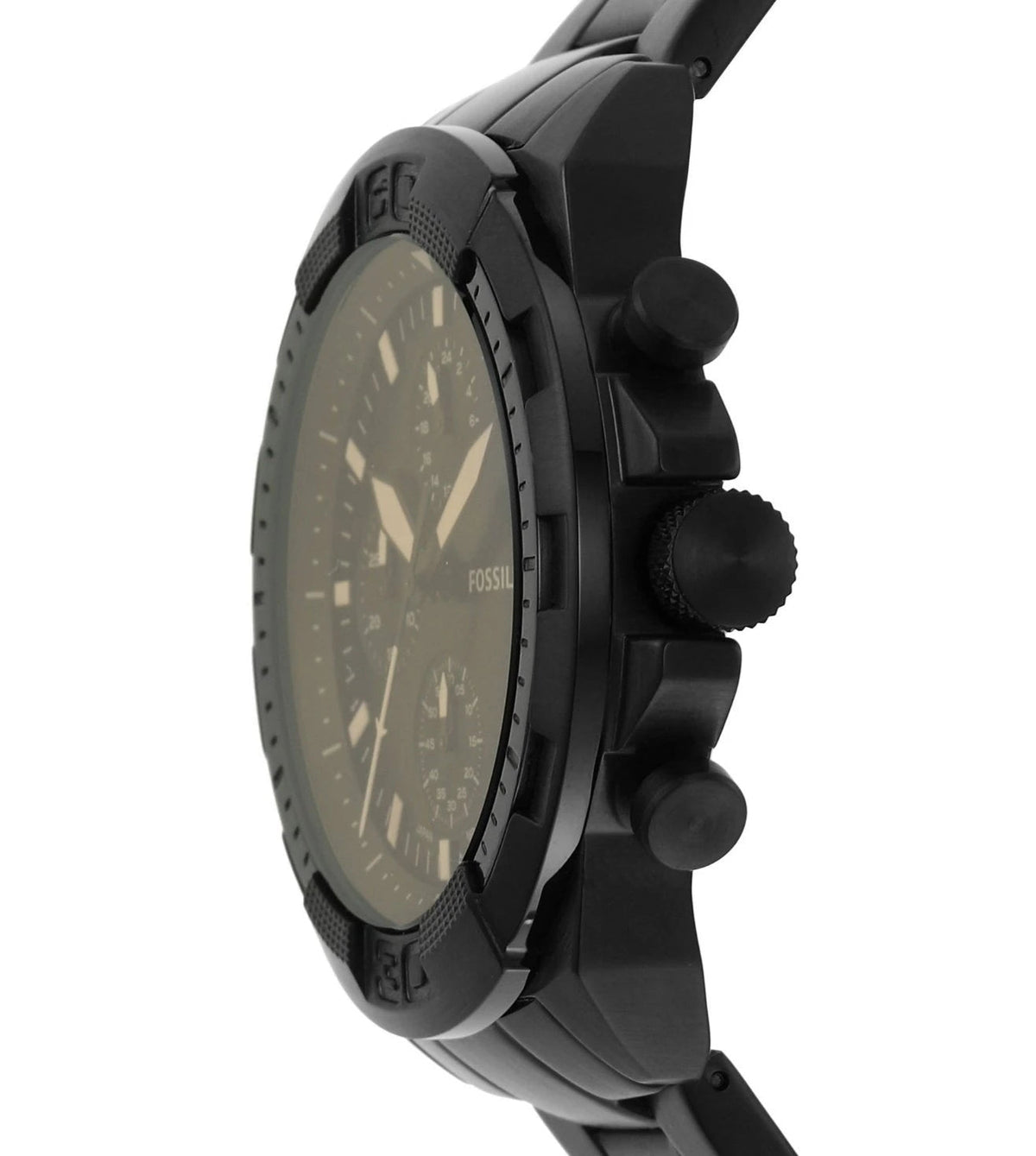  Shop Authentic Fossil Bronson Chronograph Black Dial Black Steel Strap Watch for Men - FS5851 - Luxxuri
