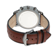  Shop Authentic Fossil Neutra Chronograph Grey Dial Brown Leather Strap Watch for Men - FS5512 - Luxxuri
